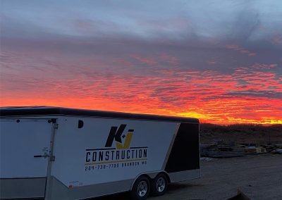 K+J construction trailer